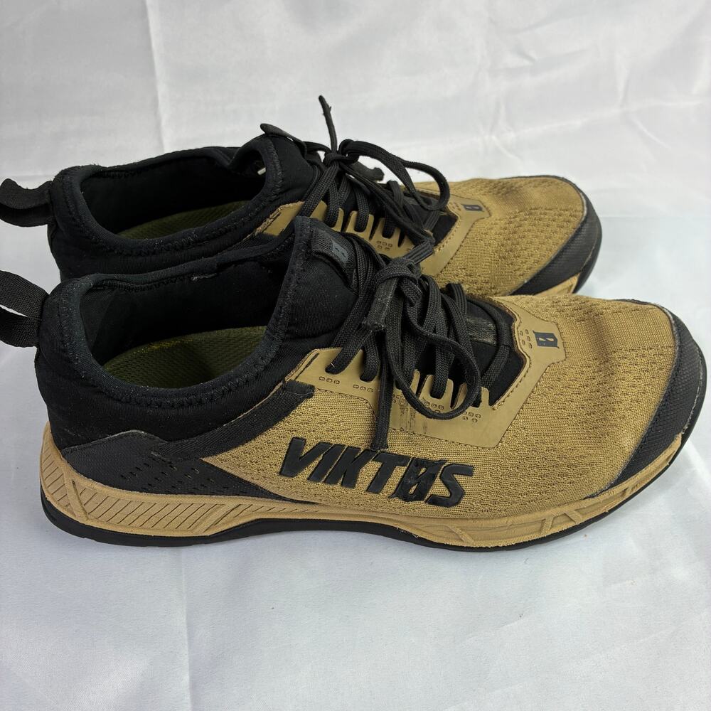 Viktos Frankie Trainer Men's Size 8.5 Tactical Training Shoe Coyote Tan Black